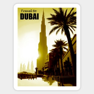 Dubai - United Arab Emirates Sticker